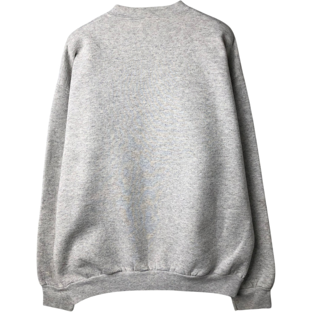 90'S TULTEX Triple Print College Sweatshirt, Made in USA, Men's Size L (Equivalent), Vintage cotton gray type Vintage Second Hand