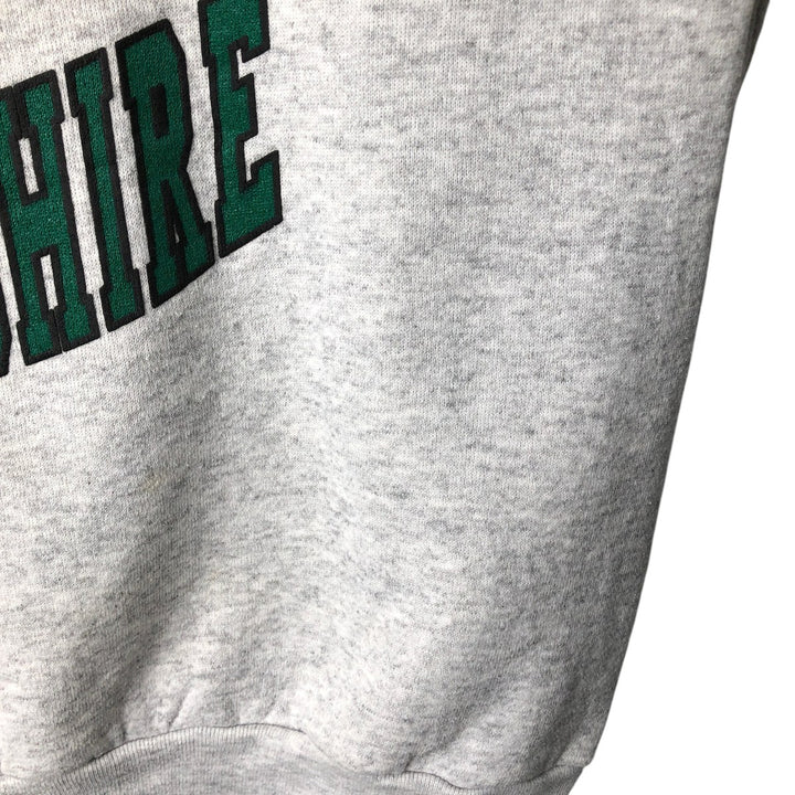 90'S TULTEX Triple Print College Sweatshirt, Made in USA, Men's Size L (Equivalent), Vintage cotton gray type Vintage Second Hand