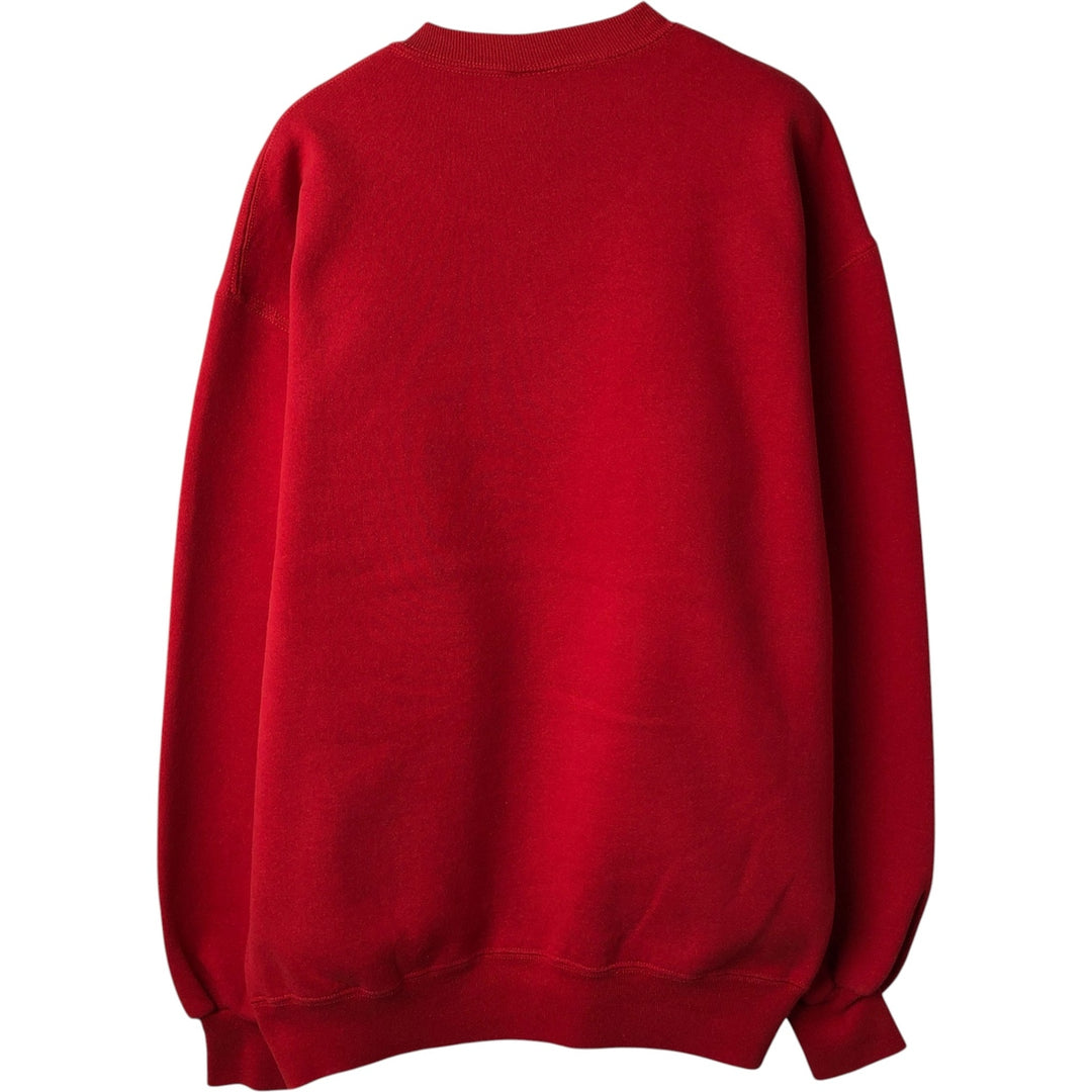 Vintage 90'S Russell ATHLETIC college sweatshirt, made in the USA, size L, men's cotton red type Vintage Second Hand