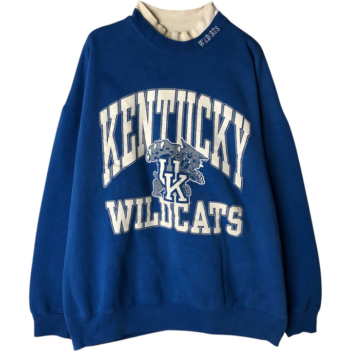 90'S DODGER College Character Sweatshirt, Made in USA, Men's XXL equivalent, Vintage cotton blue type Vintage Second Hand