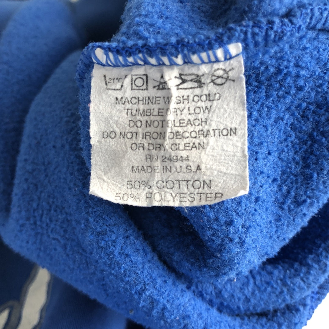 90'S DODGER College Character Sweatshirt, Made in USA, Men's XXL equivalent, Vintage cotton blue type Vintage Second Hand