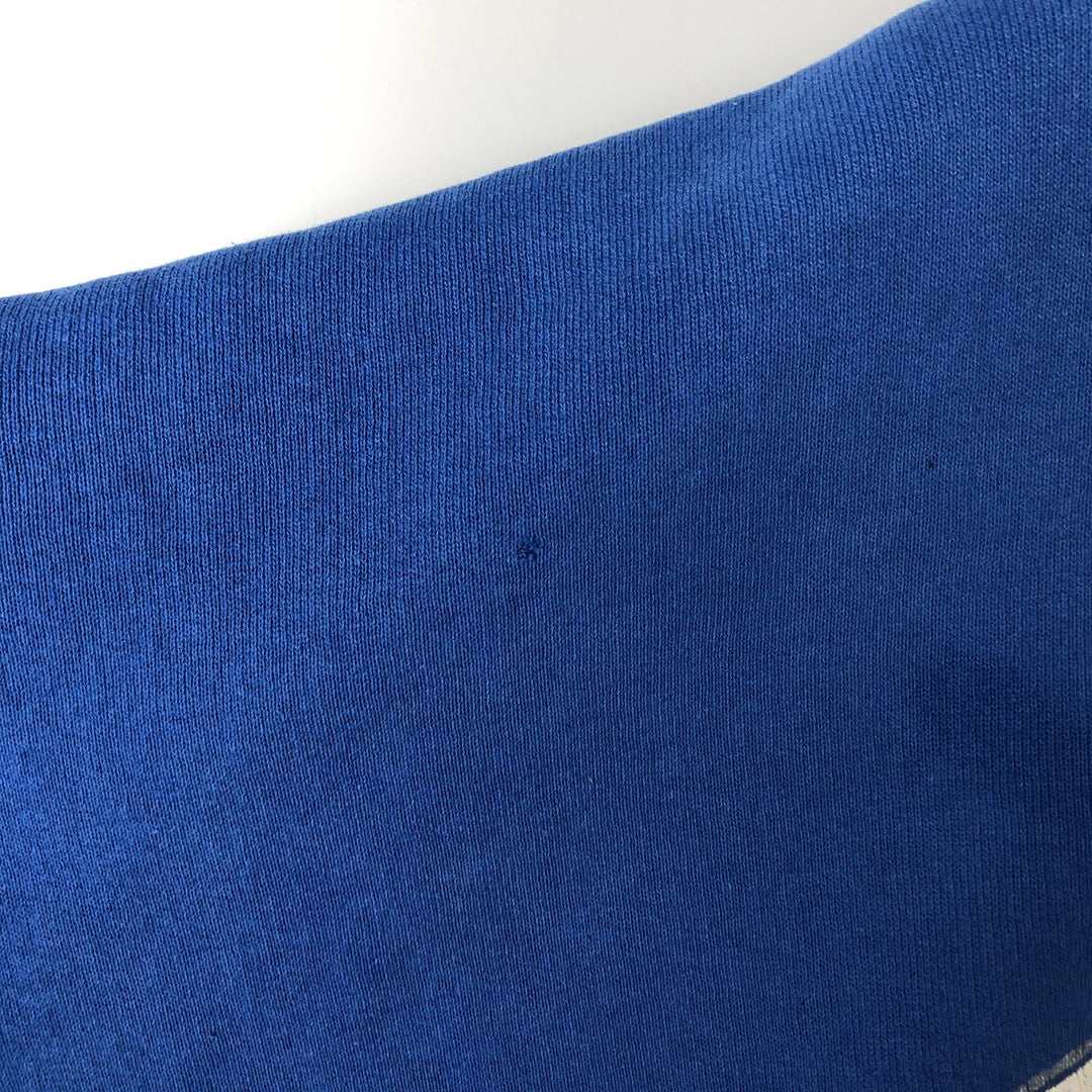 90'S DODGER College Character Sweatshirt, Made in USA, Men's XXL equivalent, Vintage cotton blue type Vintage Second Hand