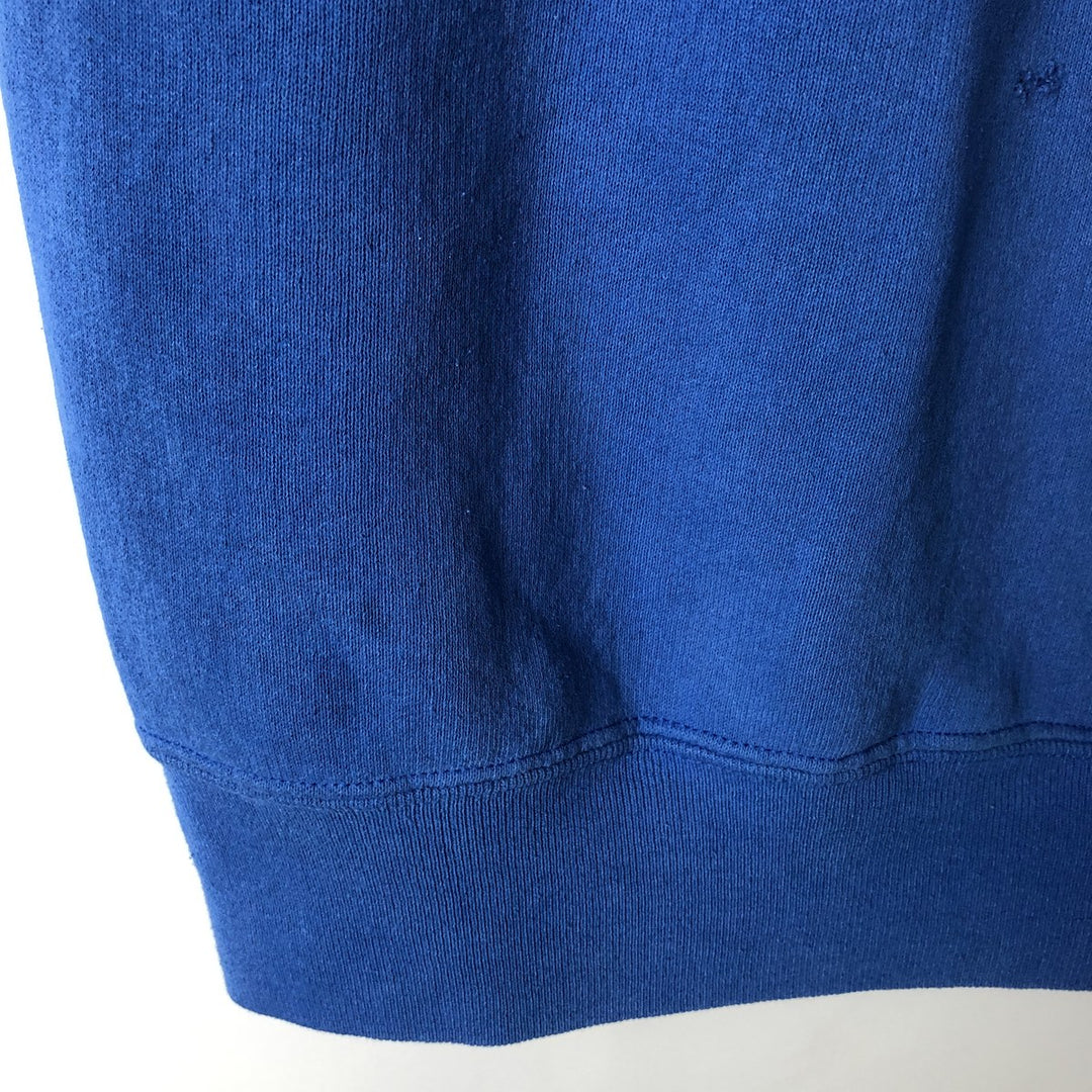 90'S DODGER College Character Sweatshirt, Made in USA, Men's XXL equivalent, Vintage cotton blue type Vintage Second Hand