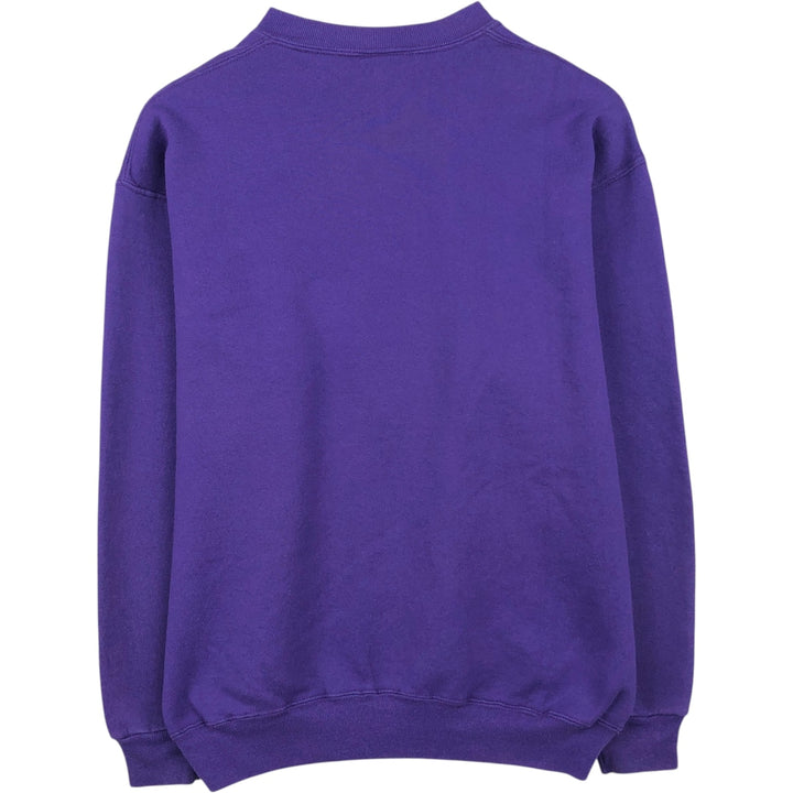 90'S Russell College Sweatshirt, Made in USA, Men's XL, Vintage polyester purple type Vintage Second Hand