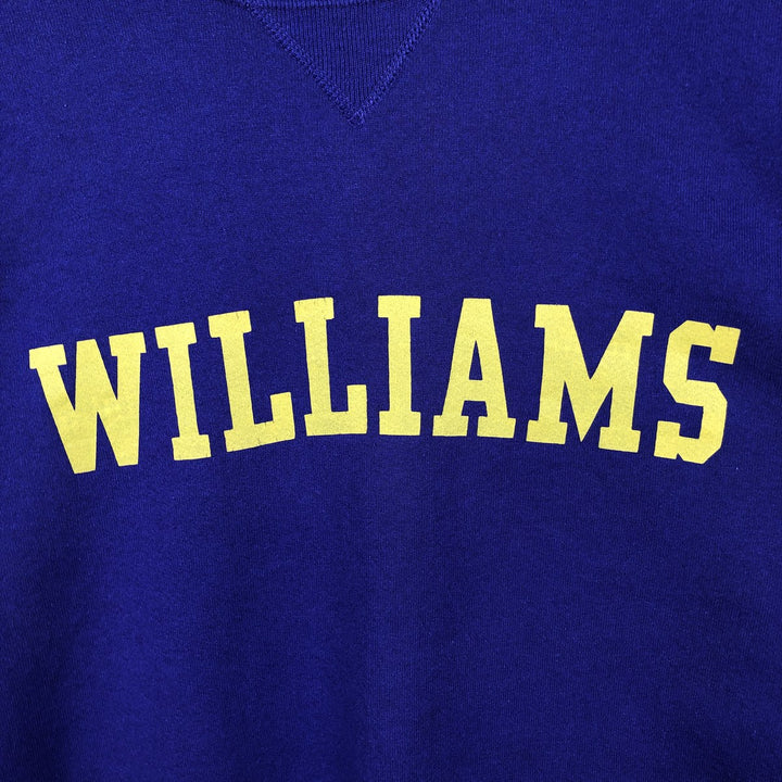 90'S Russell College Sweatshirt, Made in USA, Men's XL, Vintage polyester purple type Vintage Second Hand