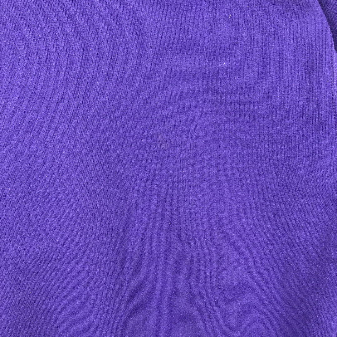 90'S Russell College Sweatshirt, Made in USA, Men's XL, Vintage polyester purple type Vintage Second Hand