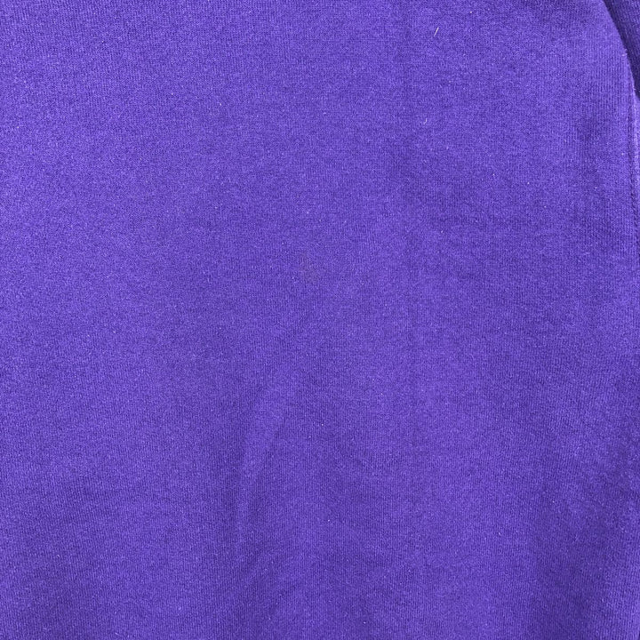 90'S Russell College Sweatshirt, Made in USA, Men's XL, Vintage polyester purple type Vintage Second Hand