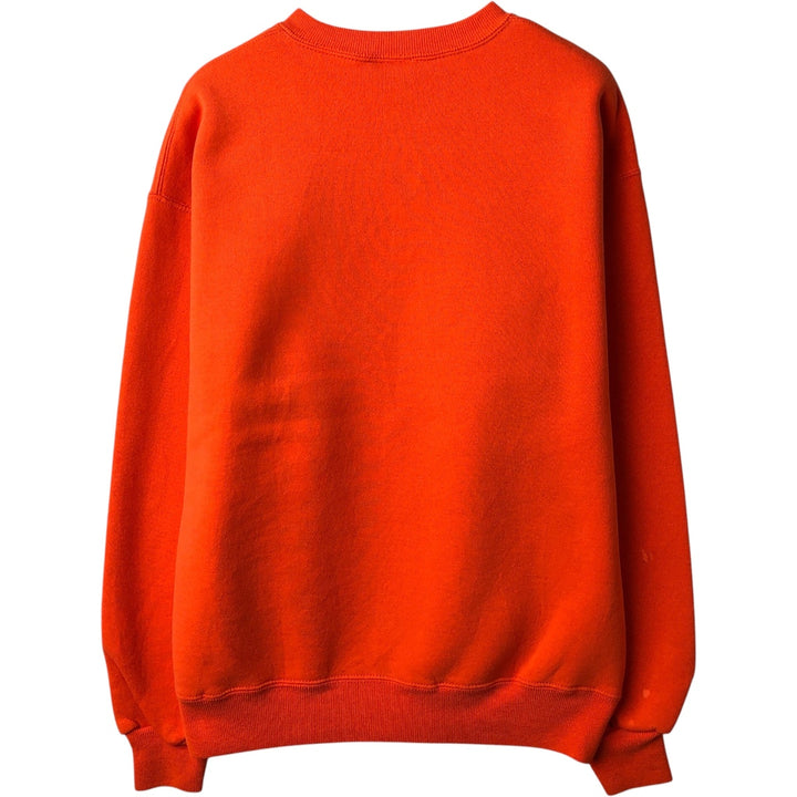 90'S Jansport College Sweatshirt, Made in USA, Men's M, Vintage cotton orange type Vintage Second Hand