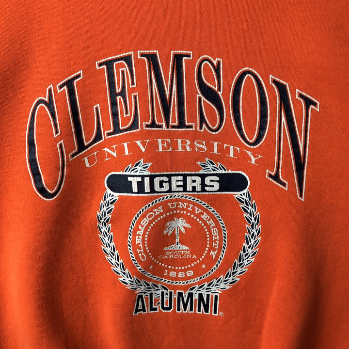 90'S Jansport College Sweatshirt, Made in USA, Men's M, Vintage cotton orange type Vintage Second Hand
