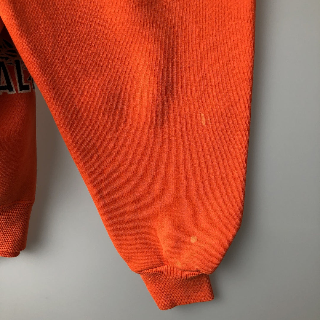 90'S Jansport College Sweatshirt, Made in USA, Men's M, Vintage cotton orange type Vintage Second Hand