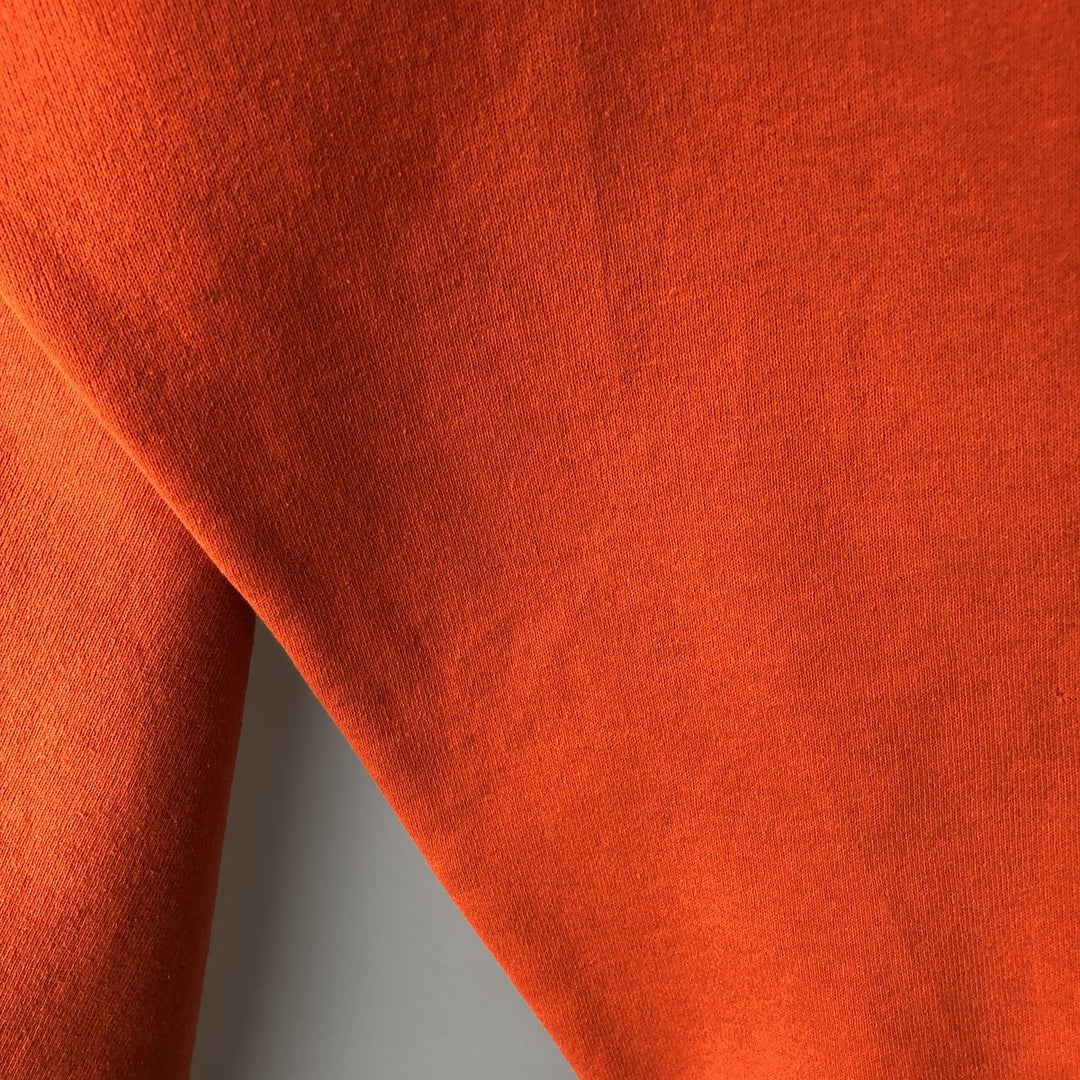 90'S Jansport College Sweatshirt, Made in USA, Men's M, Vintage cotton orange type Vintage Second Hand