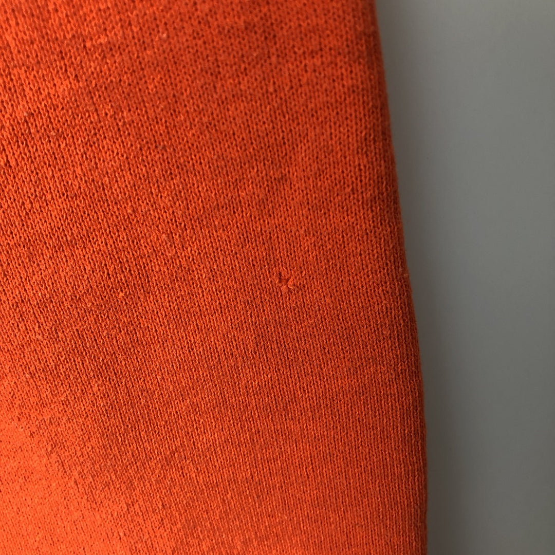 90'S Jansport College Sweatshirt, Made in USA, Men's M, Vintage cotton orange type Vintage Second Hand