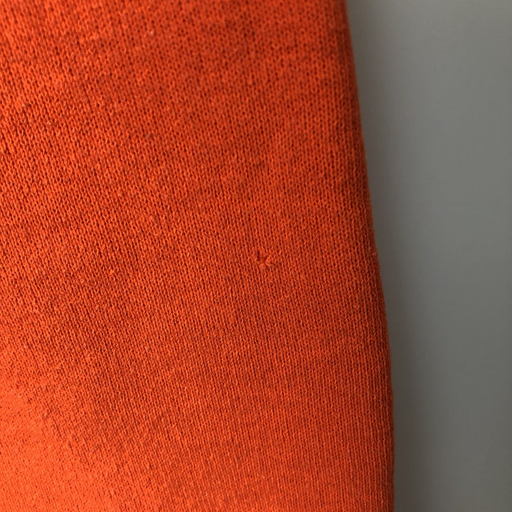 90'S Jansport College Sweatshirt, Made in USA, Men's M, Vintage cotton orange type Vintage Second Hand