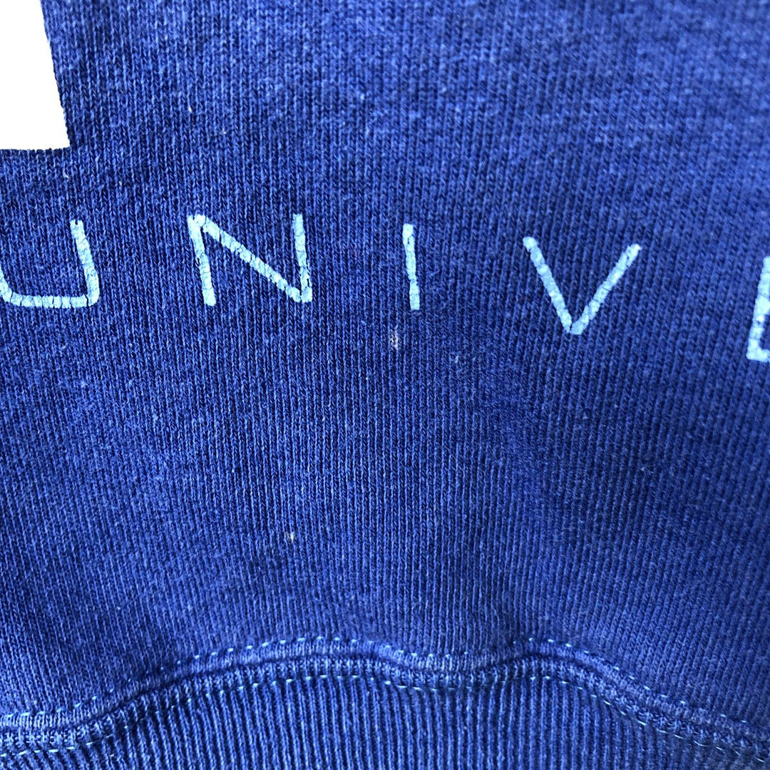 90'S Russell College Sweatshirt, Made in USA, Men's M, Vintage polyester blue type Vintage Second Hand