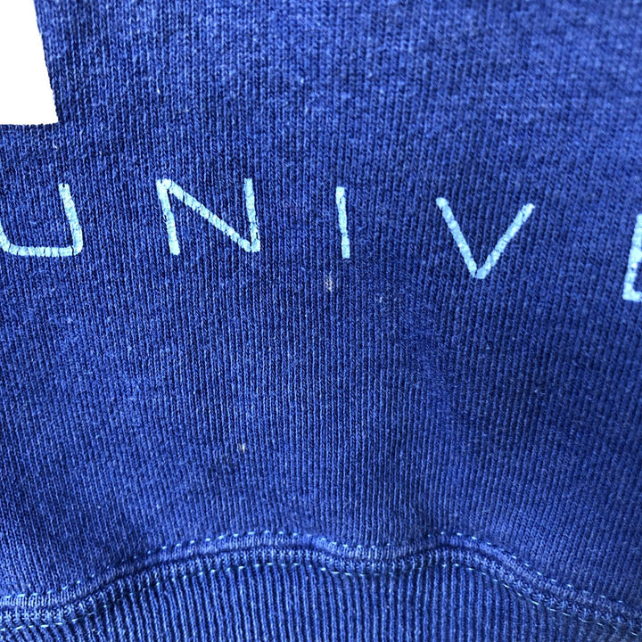 90'S Russell College Sweatshirt, Made in USA, Men's M, Vintage polyester blue type Vintage Second Hand