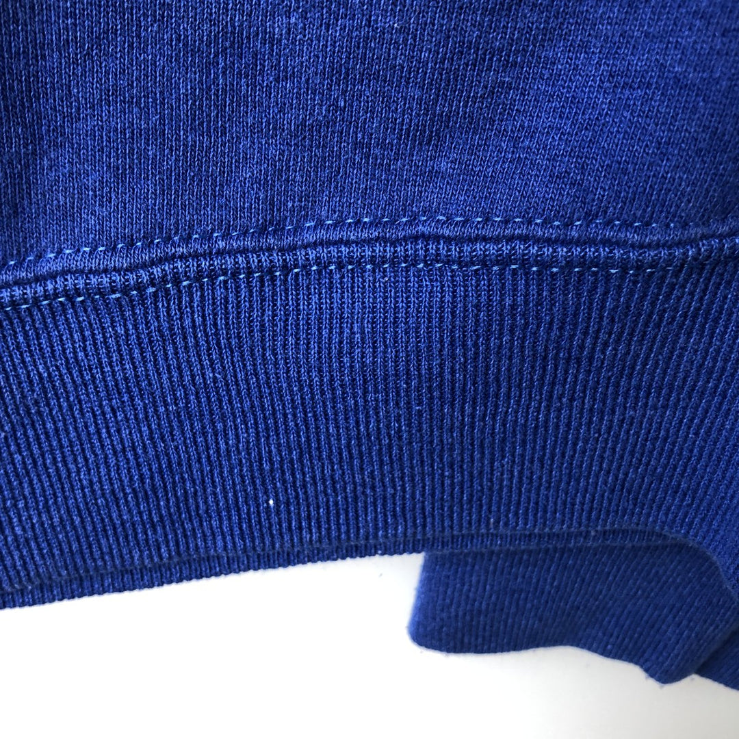 90'S Russell College Sweatshirt, Made in USA, Men's M, Vintage polyester blue type Vintage Second Hand