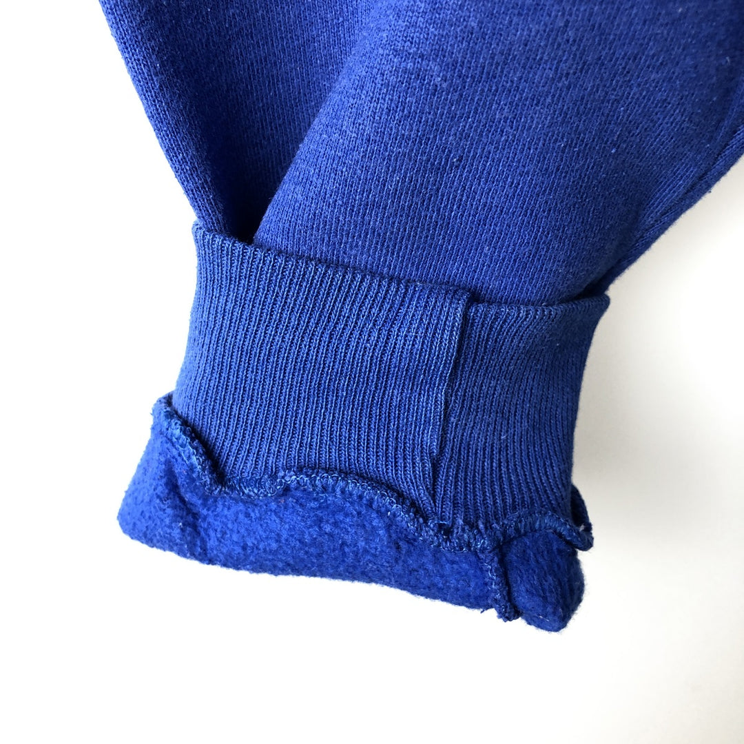 90'S Russell College Sweatshirt, Made in USA, Men's M, Vintage polyester blue type Vintage Second Hand
