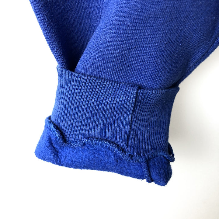 90'S Russell College Sweatshirt, Made in USA, Men's M, Vintage polyester blue type Vintage Second Hand