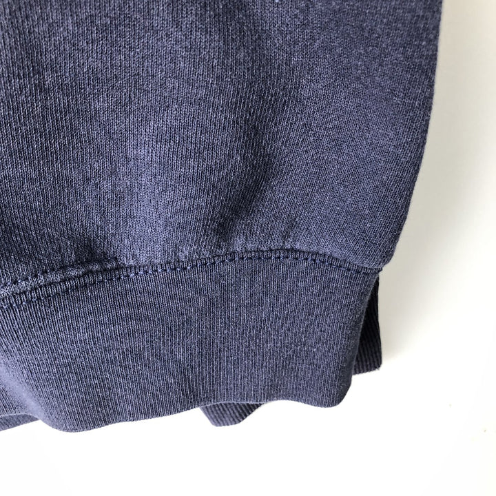 90'S Lee SPORT MICHIGAN University of Michigan College Sweatshirt, Made in USA, Men's XL equivalent, Vintage cotton navy blue type Vintage Second Hand