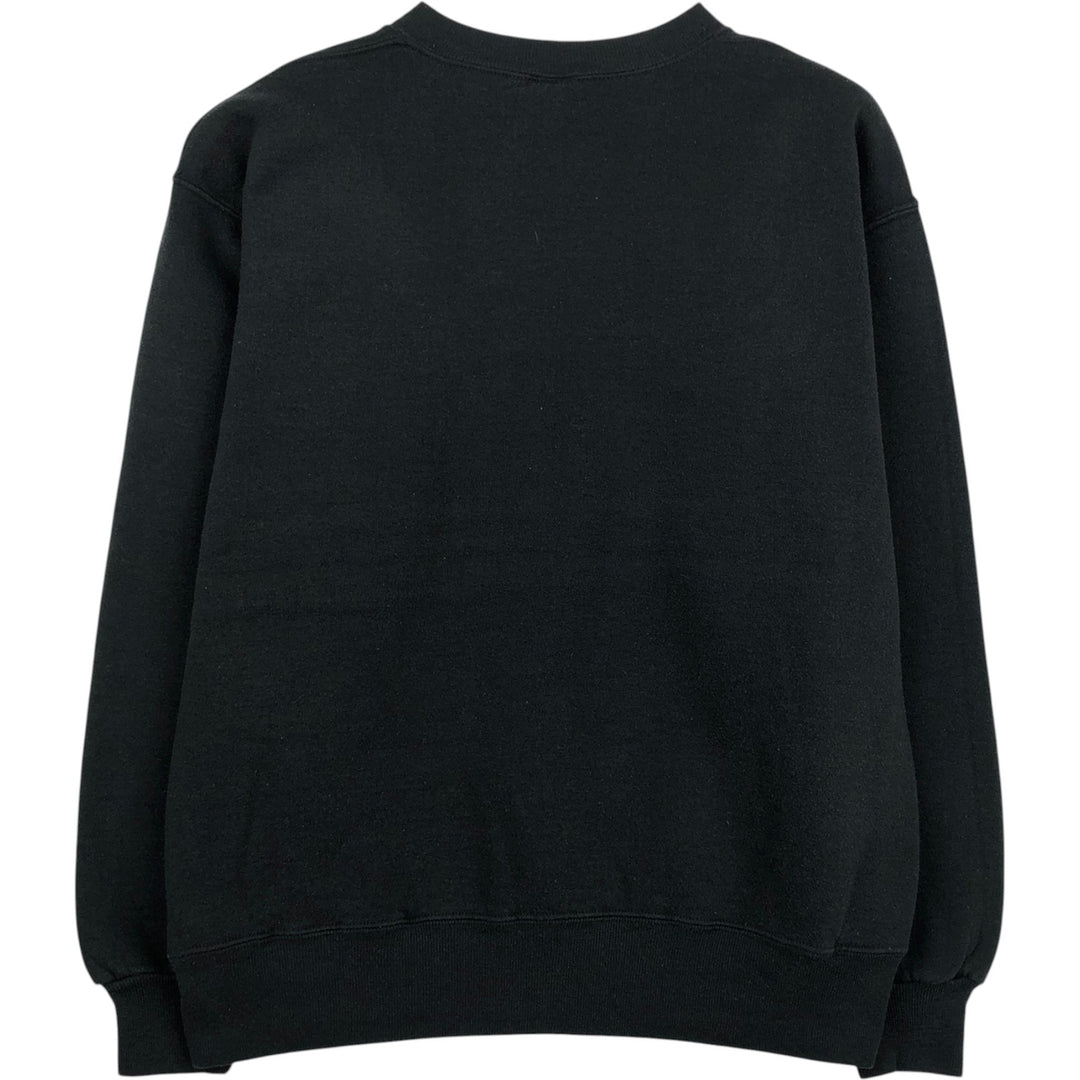 90'S Russell College Sweatshirt, Made in USA, Men's L, Vintage cotton black type Vintage Second Hand