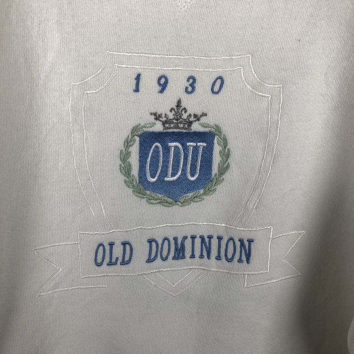 90'S Russell College Sweatshirt, Made in USA, Men's XL, Vintage cotton unbleached Vintage Second Hand