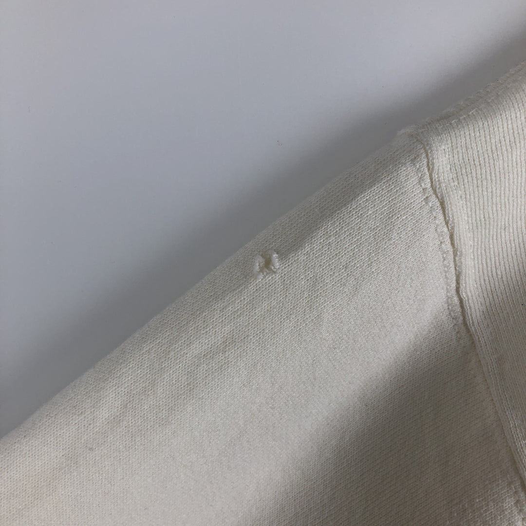 90'S Russell College Sweatshirt, Made in USA, Men's XL, Vintage cotton unbleached Vintage Second Hand
