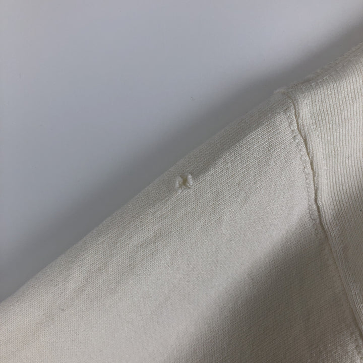 90'S Russell College Sweatshirt, Made in USA, Men's XL, Vintage cotton unbleached Vintage Second Hand