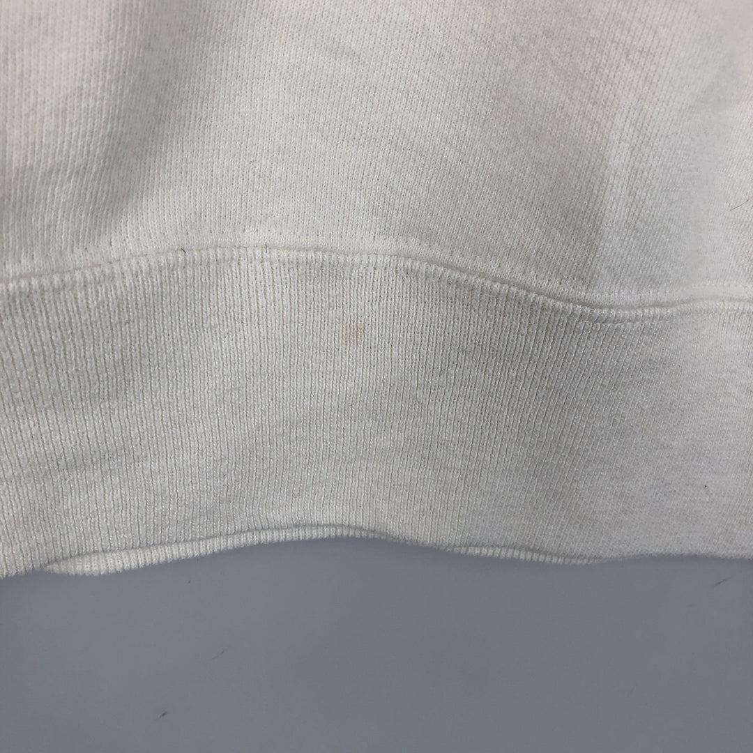 90'S Russell College Sweatshirt, Made in USA, Men's XL, Vintage cotton unbleached Vintage Second Hand
