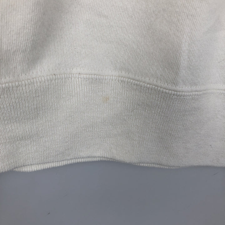 90'S Russell College Sweatshirt, Made in USA, Men's XL, Vintage cotton unbleached Vintage Second Hand
