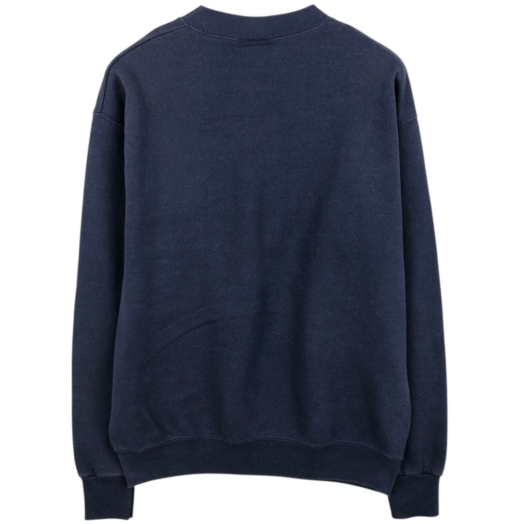 90s-00'S Lee SPORT College Sweatshirt, Made in USA, Men's Size M (approx.) cotton navy blue type Vintage Second Hand