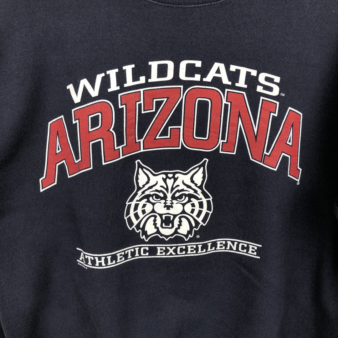 90s-00'S Lee SPORT College Sweatshirt, Made in USA, Men's Size M (approx.) cotton navy blue type Vintage Second Hand
