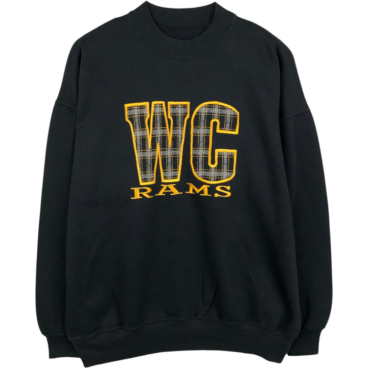 90'S Dodger College Sweatshirt, Made in USA, Men's Size L (Equivalent), Vintage polyester black type Vintage Second Hand