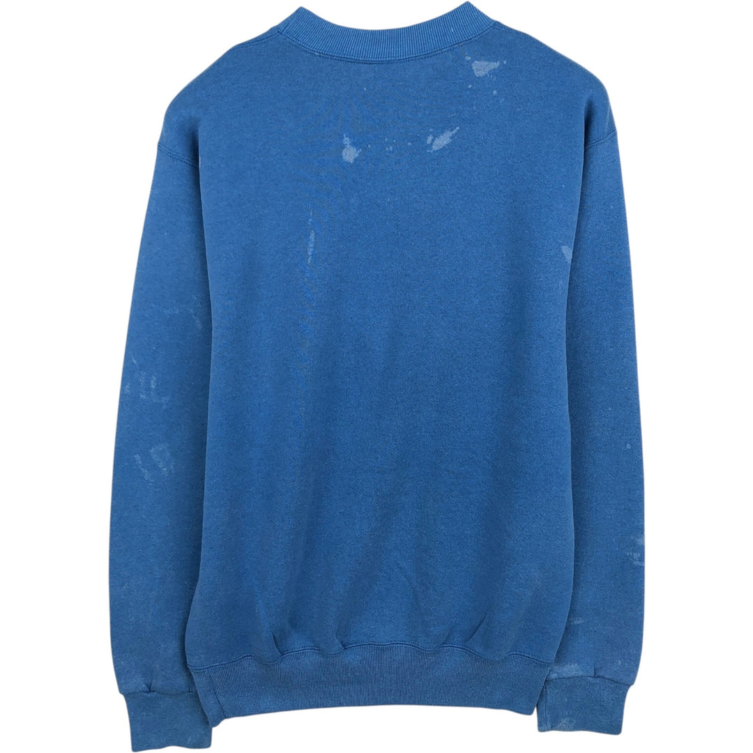 Vintage 80s-90'S SOFFE college sweatshirt, made in the USA, size L, men's cotton blue type Vintage Second Hand
