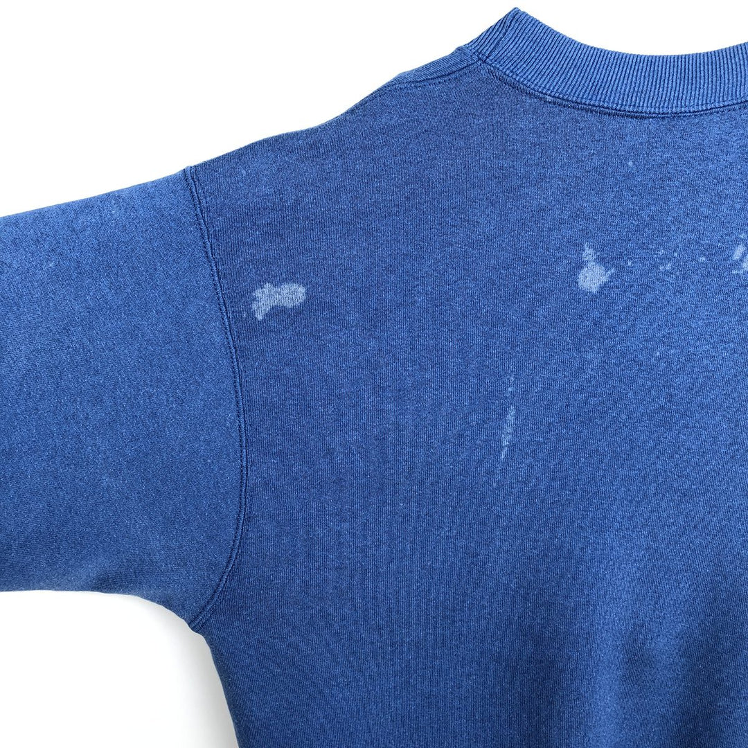 Vintage 80s-90'S SOFFE college sweatshirt, made in the USA, size L, men's cotton blue type Vintage Second Hand