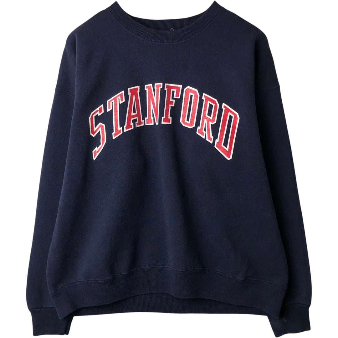 90'S Jansport College Sweatshirt, Made in USA, Men's XL, Vintage polyester navy blue type Vintage Second Hand