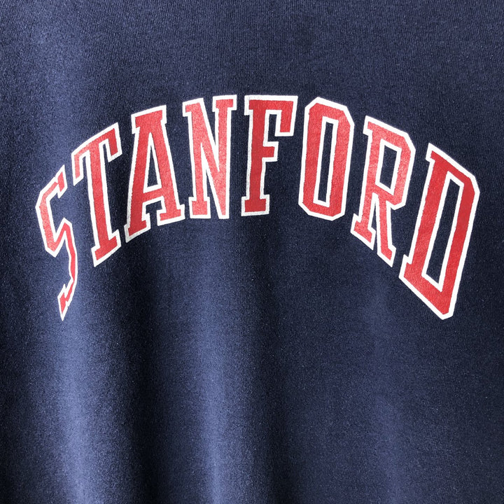 90'S Jansport College Sweatshirt, Made in USA, Men's XL, Vintage polyester navy blue type Vintage Second Hand
