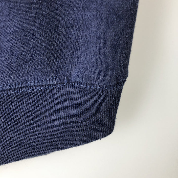 90'S Jansport College Sweatshirt, Made in USA, Men's XL, Vintage polyester navy blue type Vintage Second Hand