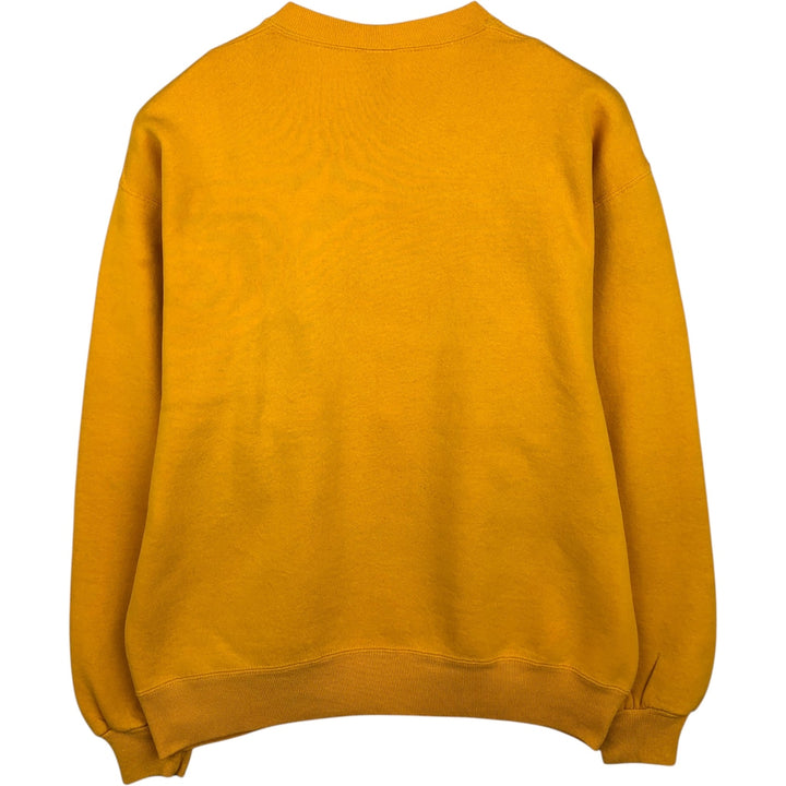 Vintage 80s-90'S Russell college sweatshirt, made in the USA, size L, men's cotton yellow type Vintage Second Hand