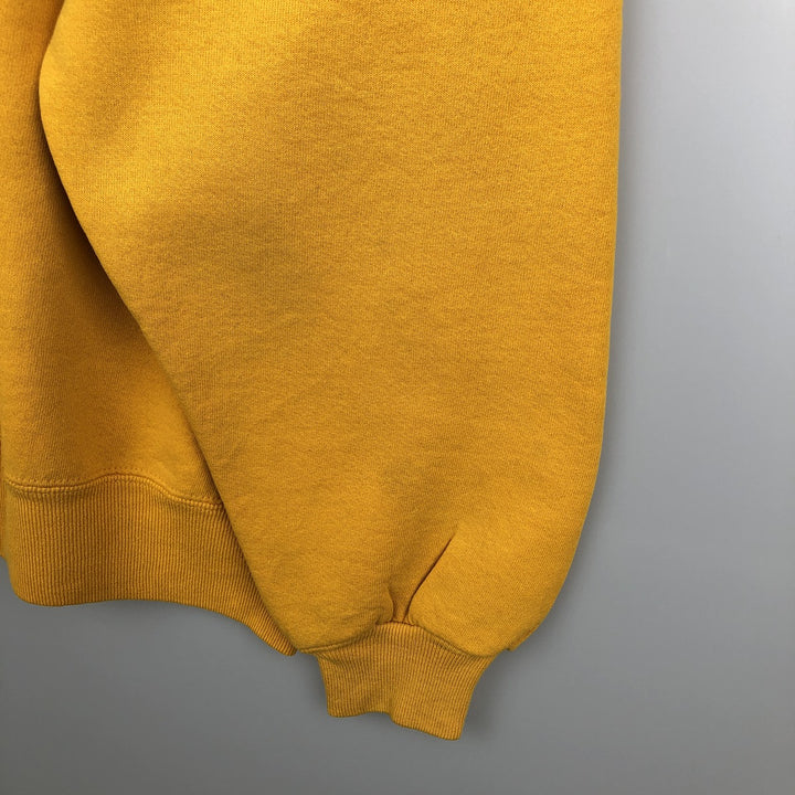 Vintage 80s-90'S Russell college sweatshirt, made in the USA, size L, men's cotton yellow type Vintage Second Hand