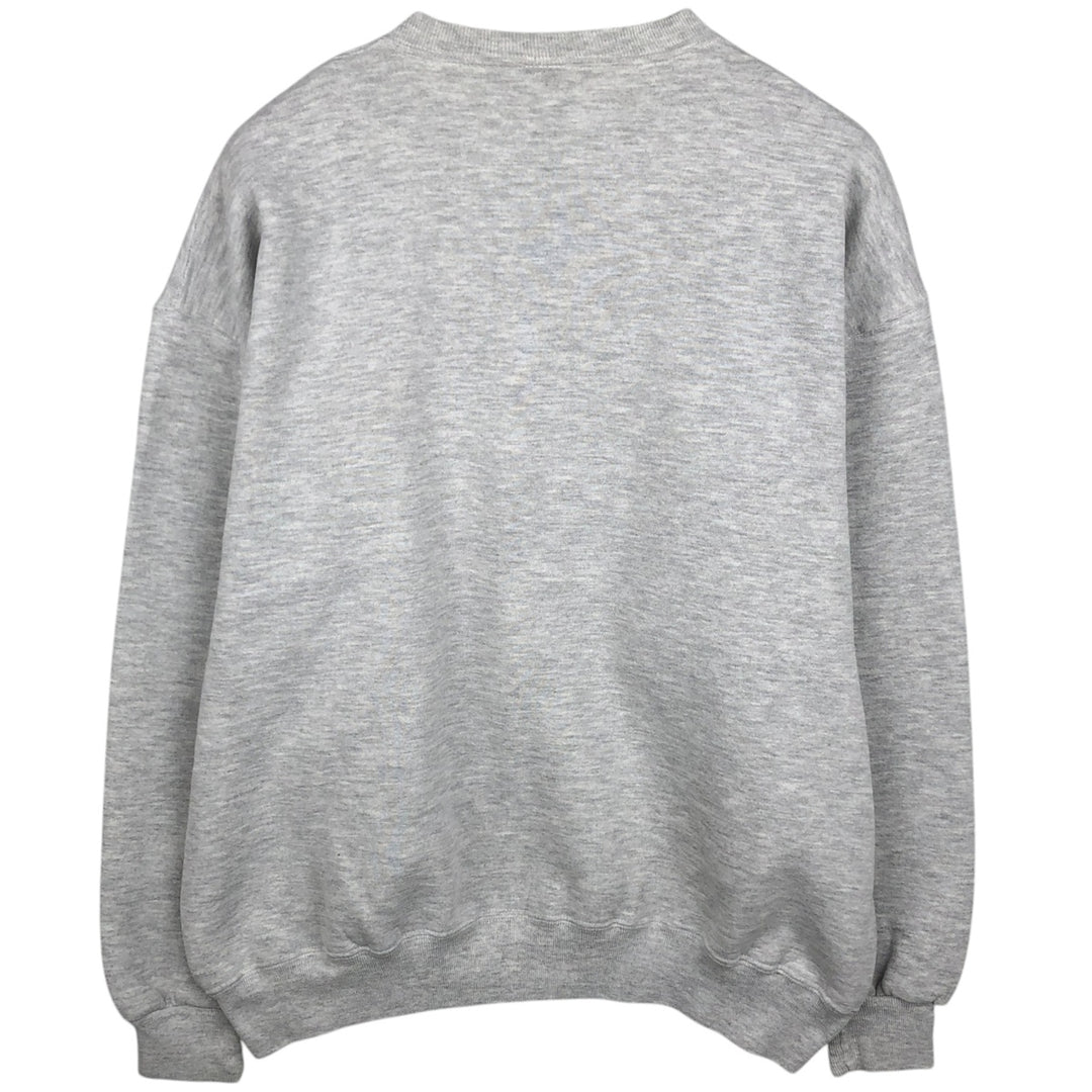 80s-90'S Russell Triple Print College Sweatshirt, Made in USA, Men's XL (approx.) Vintage cotton gray type Vintage Second Hand