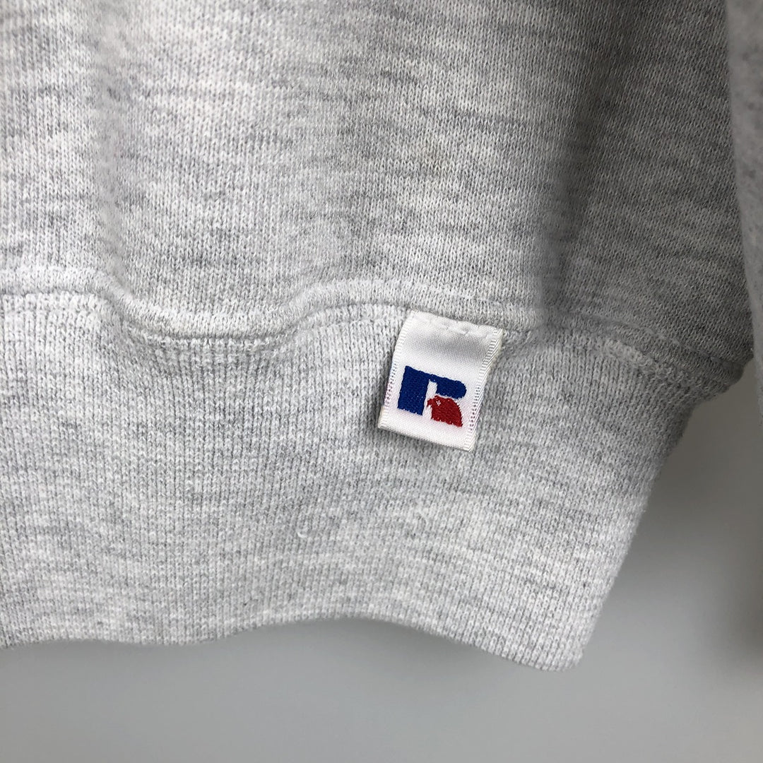 80s-90'S Russell Triple Print College Sweatshirt, Made in USA, Men's XL (approx.) Vintage cotton gray type Vintage Second Hand