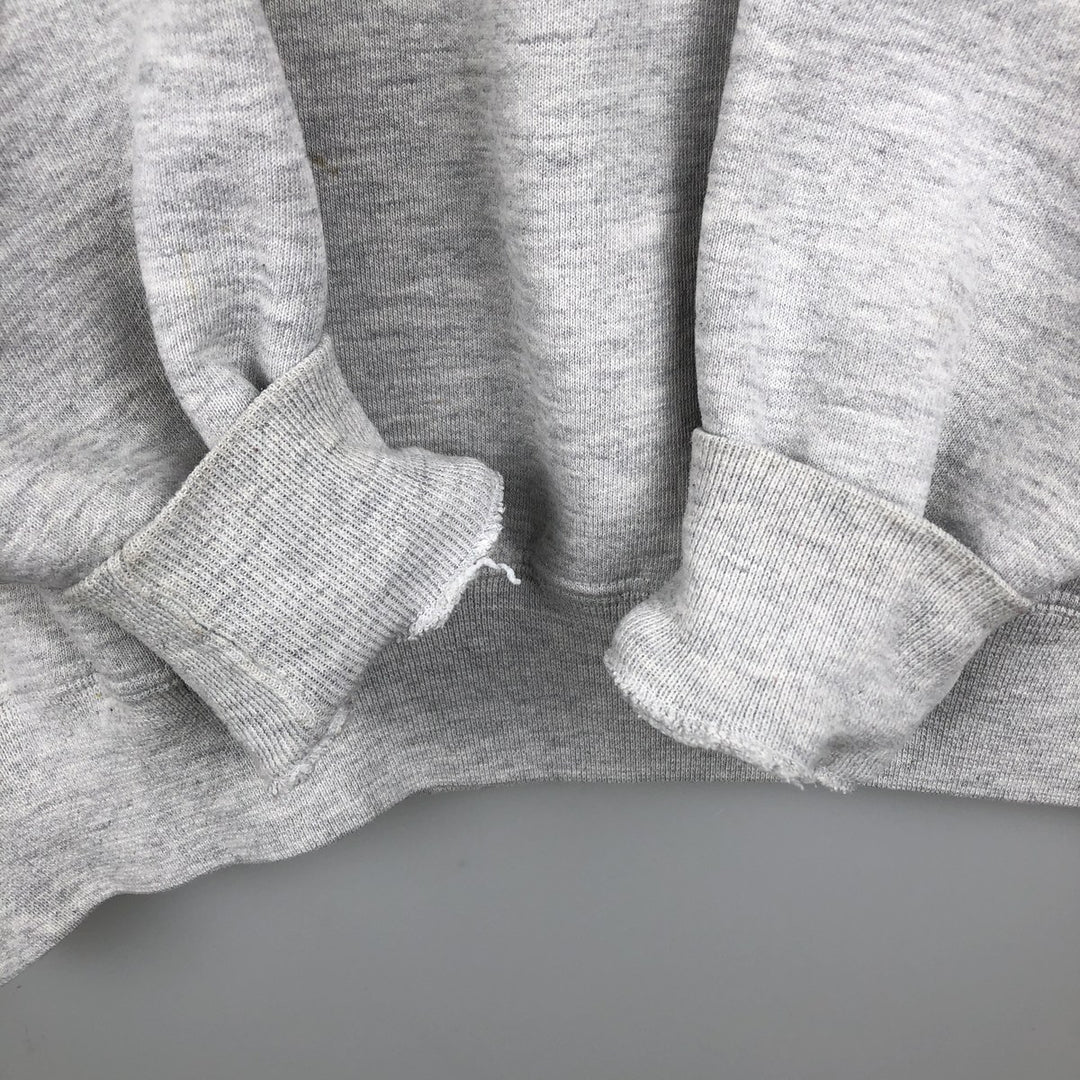 80s-90'S Russell Triple Print College Sweatshirt, Made in USA, Men's XL (approx.) Vintage cotton gray type Vintage Second Hand