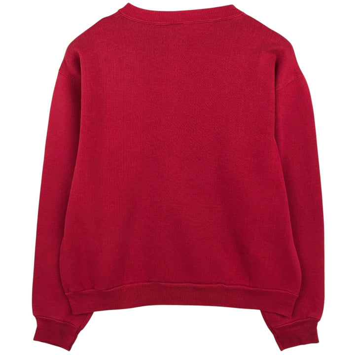 00'S ~ Russell College Sweatshirt Trainer Men's M size polyester red type Vintage Second Hand