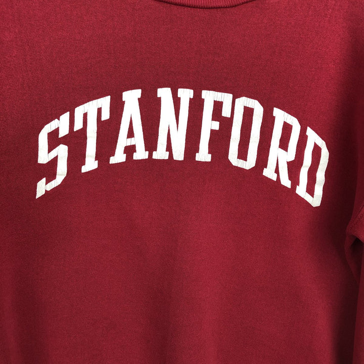 00'S ~ Russell College Sweatshirt Trainer Men's M size polyester red type Vintage Second Hand