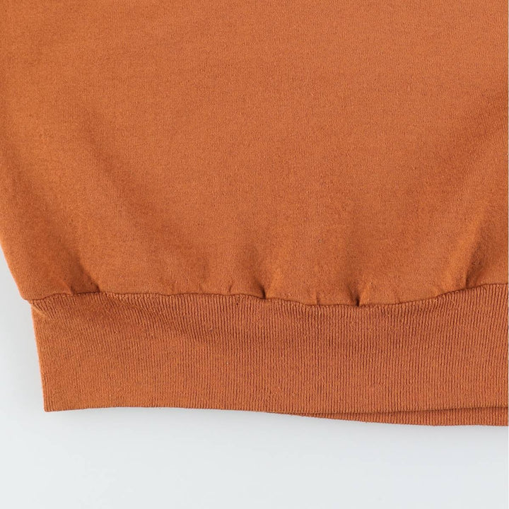 90'S Russell College Sweatshirt, Made in USA, Men's L, Vintage cotton brown type Vintage Second Hand