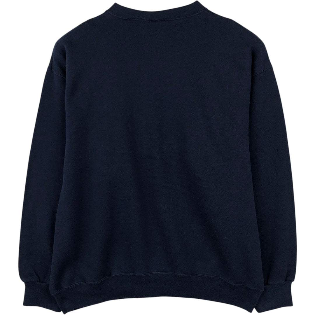 80s-90'S Jostens Penn State (Pennsylvania State University) College Character Sweatshirt, Men's Size XL (approx.) polyester navy blue type Vintage Second Hand