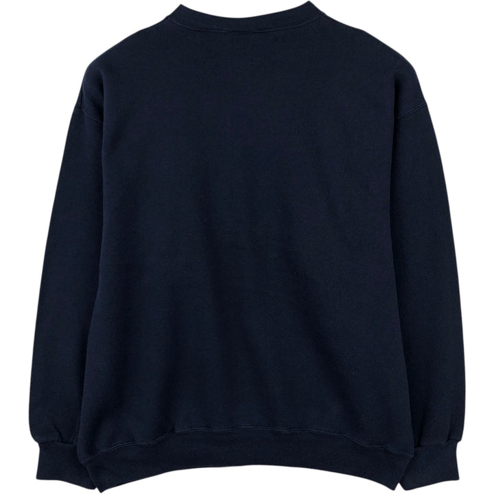 80s-90'S Jostens Penn State (Pennsylvania State University) College Character Sweatshirt, Men's Size XL (approx.) polyester navy blue type Vintage Second Hand