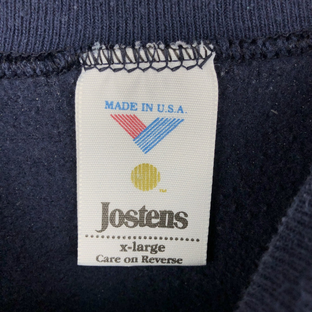 80s-90'S Jostens Penn State (Pennsylvania State University) College Character Sweatshirt, Men's Size XL (approx.) polyester navy blue type Vintage Second Hand