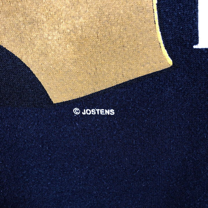 80s-90'S Jostens Penn State (Pennsylvania State University) College Character Sweatshirt, Men's Size XL (approx.) polyester navy blue type Vintage Second Hand
