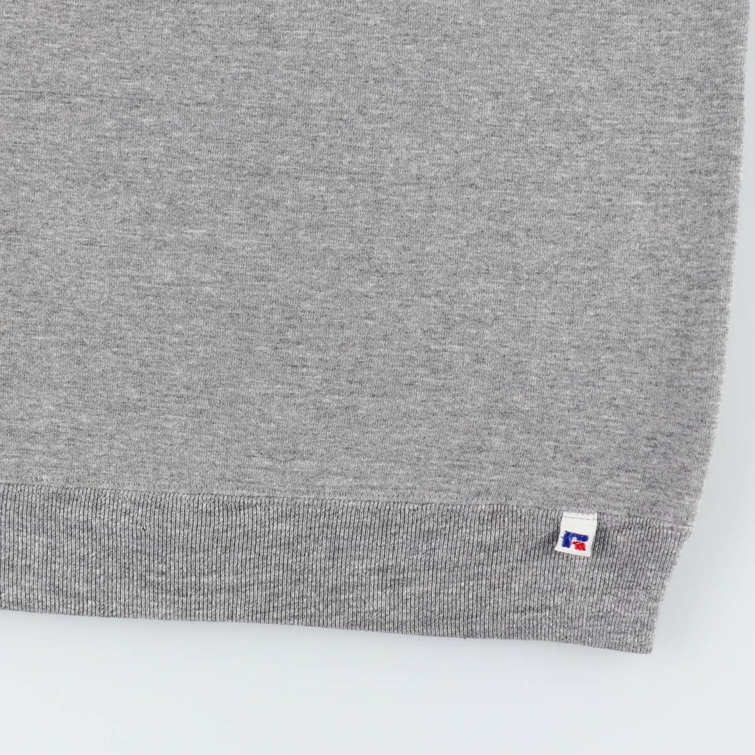 90'S Russell College Character Sweatshirt, Made in USA, Men's XXL equivalent, Vintage cotton gray type Vintage Second Hand